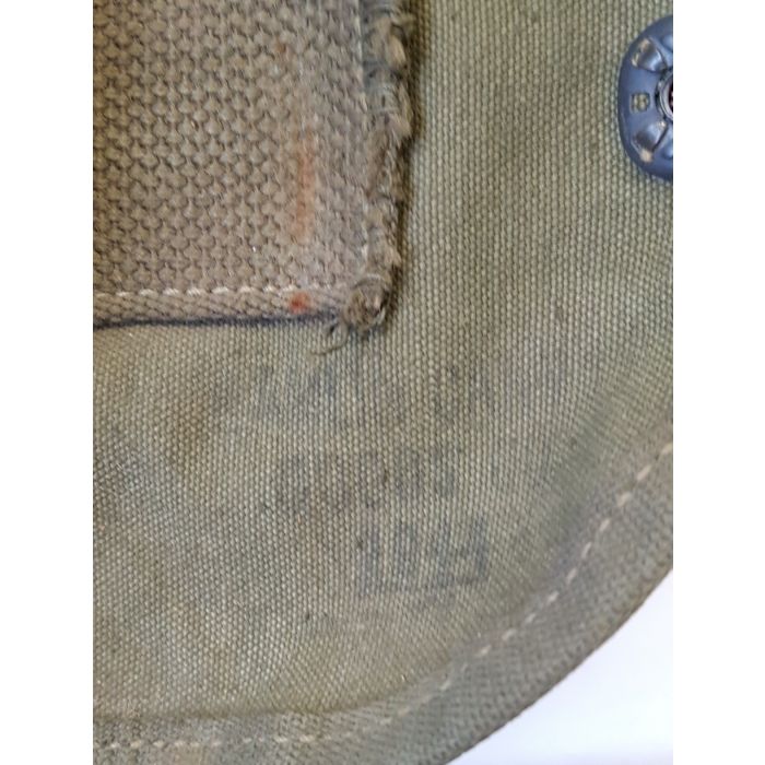 US WW2 ORIGINAL M43 FOLDING SHOVEL AND CANVAS COVER 1944 DATED - Image 4