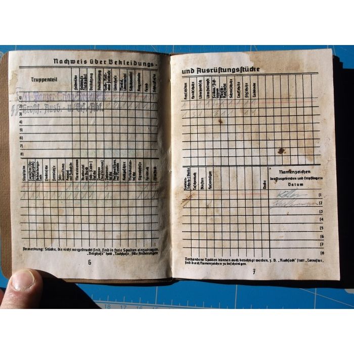 SS SOLDBUCH OTTO NEUMANN SS PANZER ERSATZ REGIMENT - Image 17