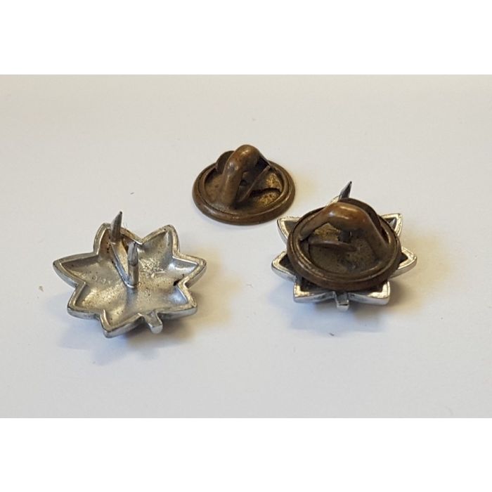 US ARMY MAJOR RANK OAK LEAF PAIR SILVER - Image 3