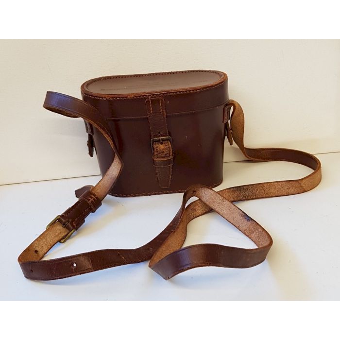 RCAF WW2 HUSUN PILOT A.M. 6E-338 NIGHT USE BINOCULARS IN THE ORIGINAL LEATHER CASE - Image 2