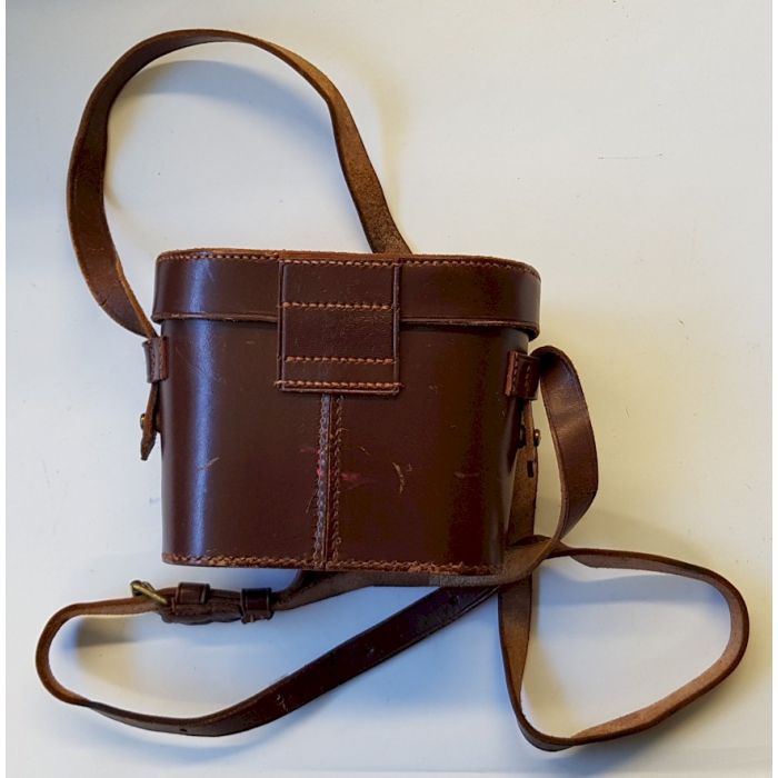 RCAF WW2 HUSUN PILOT A.M. 6E-338 NIGHT USE BINOCULARS IN THE ORIGINAL LEATHER CASE - Image 12