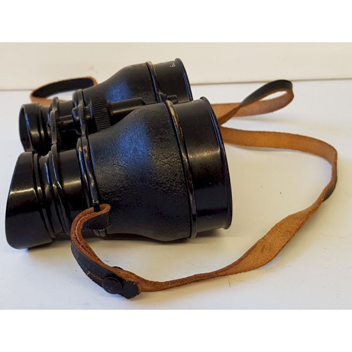 RCAF WW2 HUSUN PILOT A.M. 6E-338 NIGHT USE BINOCULARS IN THE ORIGINAL LEATHER CASE - Image 8